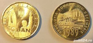 Moneda colectie 50 bani Revolutia 1989