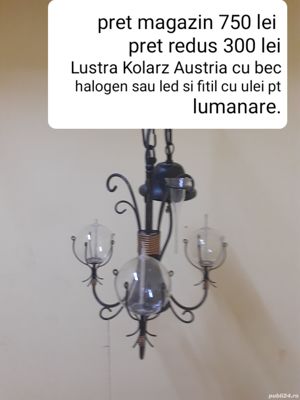 Avem de vânzare candelabre și alte corpuri de iluminat - imagine 4