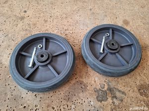 Set roti din cauciuc/plastic 200 mm