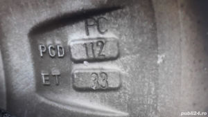 Vand 1 buc Janta Alutec  VW  Tiguan cu sau separat cauciucuri de iarna 215/65/17  , 5x112 ,et 33 - imagine 6