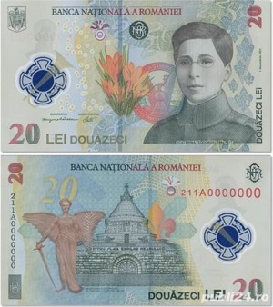 Bancnote 20 ron Ecaterina Teodoroiu serii limitate - imagine 3