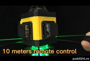Nivela laser 4D - 360 grade cu telecomanda - imagine 6