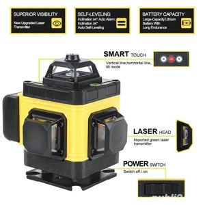 Nivela laser 4D - 360 grade cu telecomanda - imagine 5