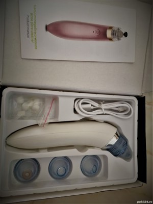 Aparatul impotriva punctelor negre,de grasime,curatare ten, acnee - imagine 2