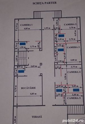 Comision=0%, imobil D+P+2E+M, 30cam, 2851mp teren, Timisoara,Nord, ideal pentru pensiune, azil, etc. - imagine 3