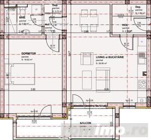 Apartament la cheie de 2 camere si balcon la etajul 1 zona Brana - imagine 5