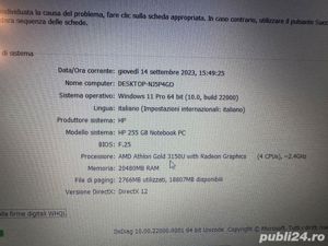 Laptop HP 250 G8 20gb ram, 512 ssd, AMD ATHLON GOLD - imagine 6