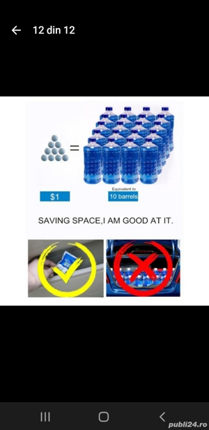 Pastile efervescente pentru curățarea parbrizului - imagine 2