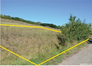 Vand teren intravilan, 1000 mp, in Curteni, Jud Mures, orientare si geometrie a terenului-excelente