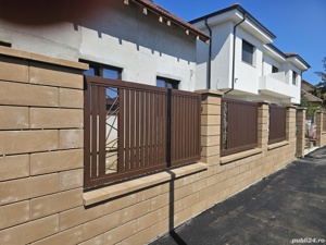 Porti si garduri metalice  tip jaluzea - probabil cele mai frumoase garduri ! - imagine 2