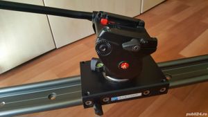 Cap trepied Manfrotto 701hdv nefolosit, in cutie - imagine 2