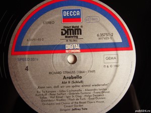 vinil R.Strauss -Arabella-Kiri Te Kanawa,Jeffrey Tate-Opera Covent Garden 1987 - imagine 7