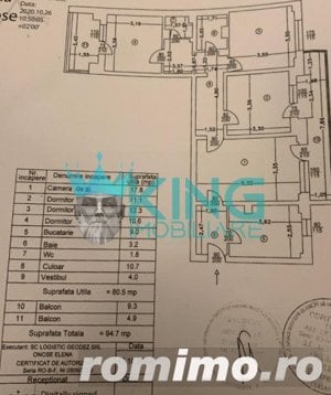 4 Camere | MegaMall | Mobilat | 2x AC | 2 Balcoane - imagine 18