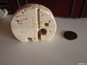 cadou rar Elefant travertin italian brutalist Fratelli Mannelli anii '70 - imagine 7