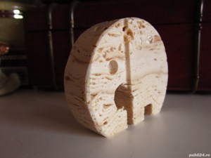 cadou rar Elefant travertin italian brutalist Fratelli Mannelli anii '70 - imagine 6