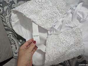 Rochie de mireasa cu trena - imagine 3
