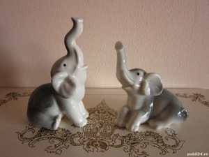 Elefanti Pereche figurine portelan de colectie feng shue Germany