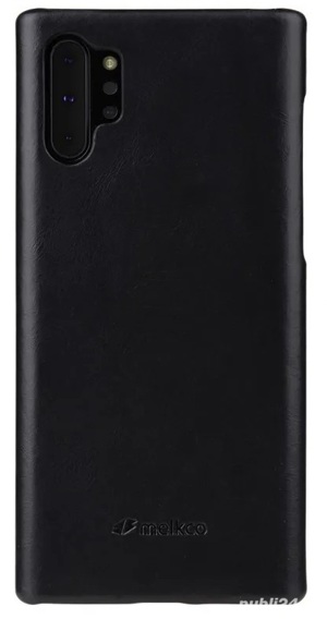 Husă din Piele pentru Samsung Note 10+ _BLACK_