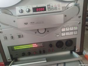 MAGNETOFON AKAI GX-747 Electronic Real Time  Counter  6-Head 5-Motor Cu Role si Adaptoare - imagine 7
