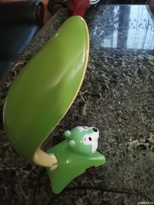 Veioza camere copii, cu lampa de veghe la buton - imagine 2