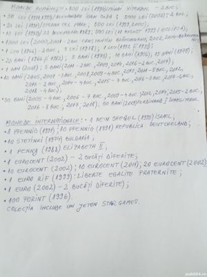 Vand colectie de monede și bancnote,precum și colecție de timbre - imagine 10