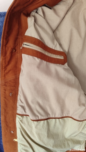 Jacheta de piele eleganta Hobson 50 - imagine 9