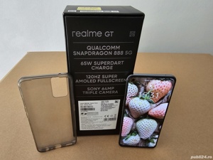 Telefon Realme GT 5G, 256 GB, 12 GB Ram, Snapdragon 888, Ecran 120HZ. - imagine 3