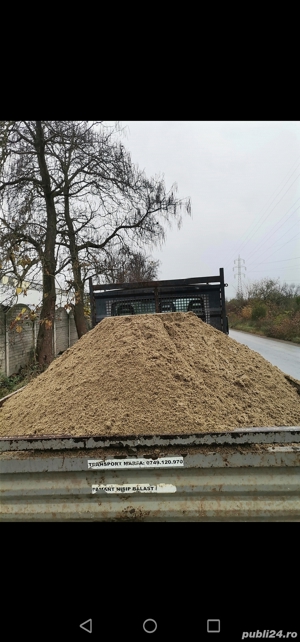 Sort nisip piatra concasata pământ galben nisipos negru moloz  - imagine 2