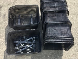 20 coșuri spate de bicicletă noi la 30 lei buc.