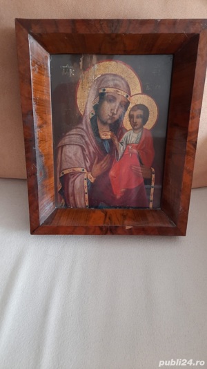 Icoana pictata lemn