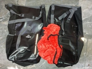 Geanta dubla ghiozdan portbagaj motocicleta bicicleta scuter 37x33x15cm x 2. Material poliester. Fab - imagine 3