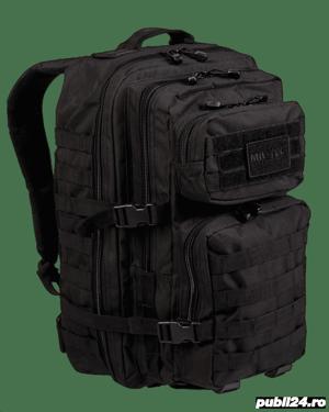RUCSAC Militar Mil-Tec 36 litri Negru Ghiozdan Calatorie Drumetie Army Spațiu Confort Rezistență  - imagine 2