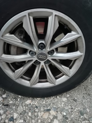 Vand  jante 17 audi 5×112 8J ET39 cu anvelope M+S  - imagine 3