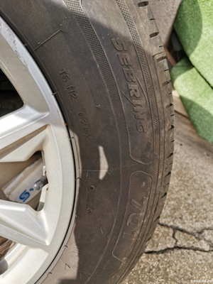 Vand  jante 17 audi 5×112 8J ET39 cu anvelope M+S  - imagine 4