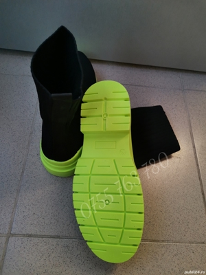 Ghete damă din material textil - imagine 4