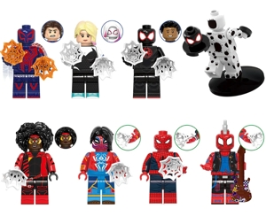 Set 8 Minifigurine tip Lego Marvel Across the Spider-Verse pack2