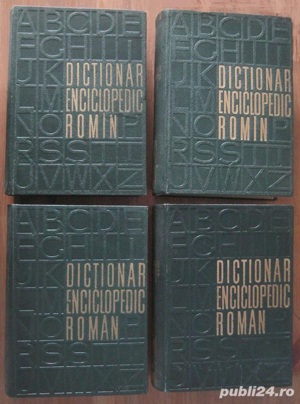 Dictionar Enciclopedic Romin - 4 volume 1962-1966