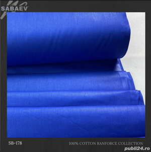 Material Bumbac Satinat 240 cm pentru lenjerii de pat rola 30 ml - imagine 4