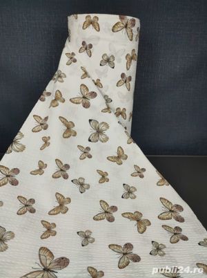 Material Creponat Satinat bumbac 100% 240 cm / Rola 30 ml - imagine 9