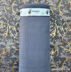 Material tricotat bumbac 100 % model spic rola 25 ml  - imagine 5