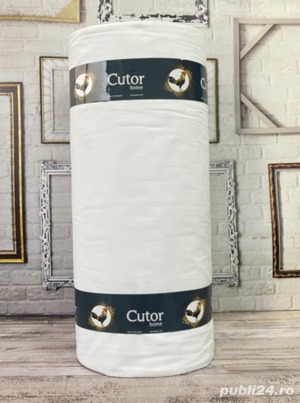 Material panza alba latimi diferite pentru lenjerii de pat rola 30 ml - imagine 2