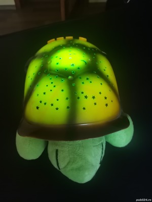 Broscuta luminoasa, lampa de veghe copii, transforma camera in cer instelat - imagine 2