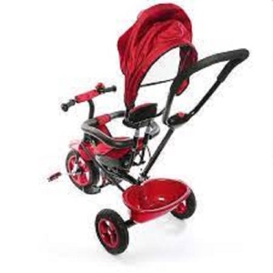 Vand Tricicleta Multifunctionala Cool Baby, Roti Cauciuc, Rosu, NOUA 269 Lei - imagine 6