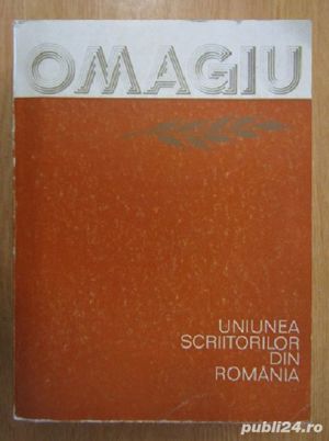 OMAGIU Uniunea Scriitorilor din Romania 1983