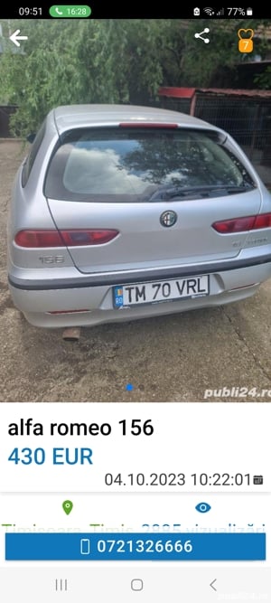 dezmembrez alfa eligibil rabla este inmatriculat se poate preda remat