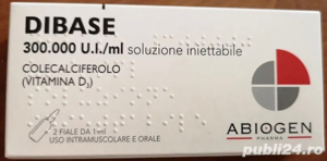 Vitamina D3 300.000 U.I./ml Dibase Abiogen - imagine 3