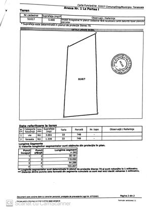 URGENT urmatoarele terenuri situate in afara comunei Tanasoaia, jud Vrancea: - imagine 5