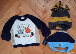 Bluza caciula hanorac trening vesta pantaloni pina 4 ani