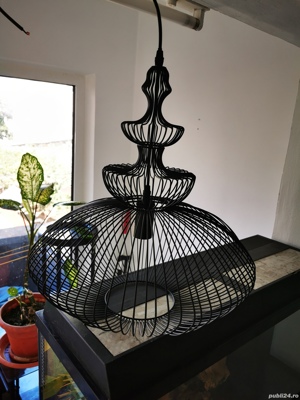 Vand lampadar lustra candelabru otel model deosebit - imagine 5