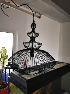 Vand lampadar lustra candelabru otel model deosebit - imagine 8